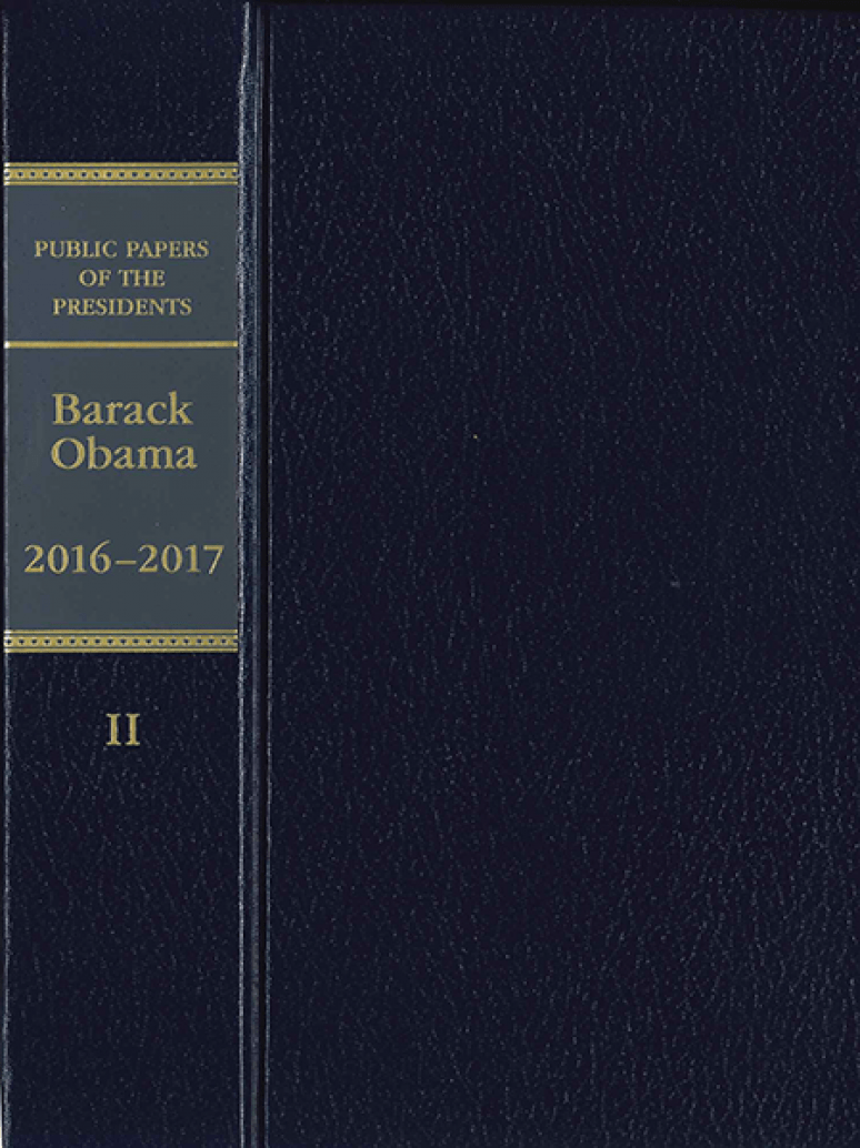 cover image of volume II of Obama 2016 to 2017