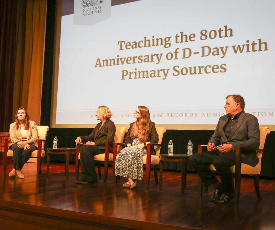 A panel of educators discusses strattegies for teaching D-Day.
